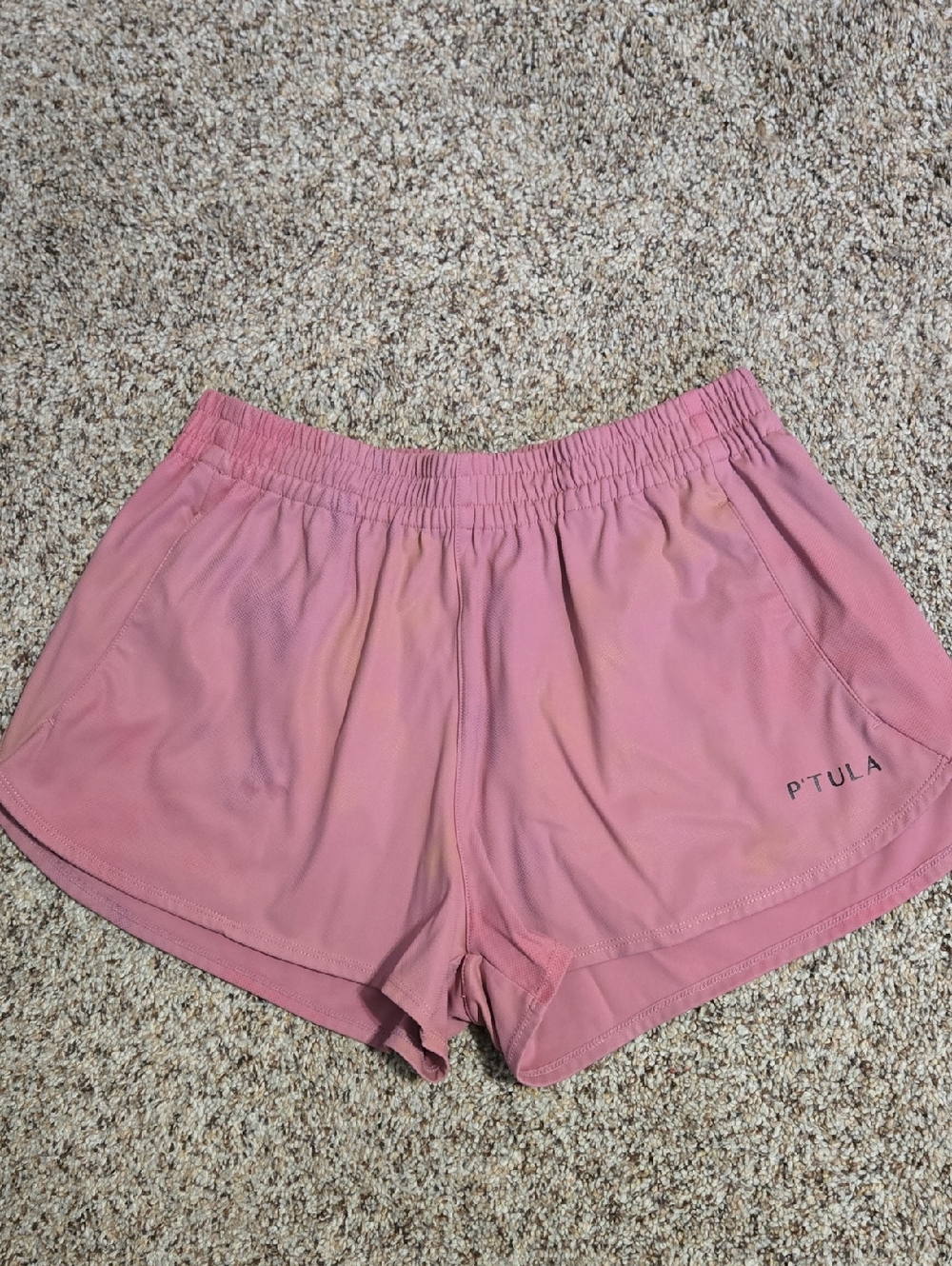 P'tula Rose Pink Women's Athletic Shorts